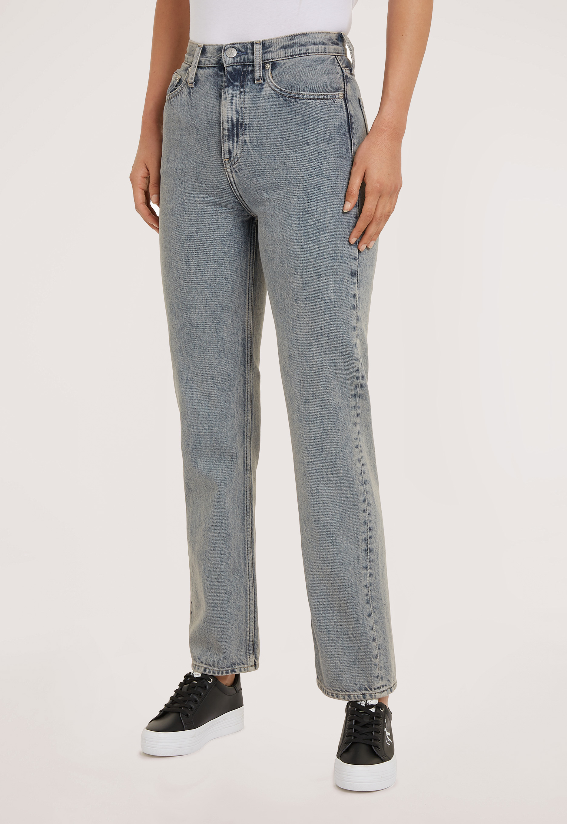 Calvin klein High Rise Straight Jeans