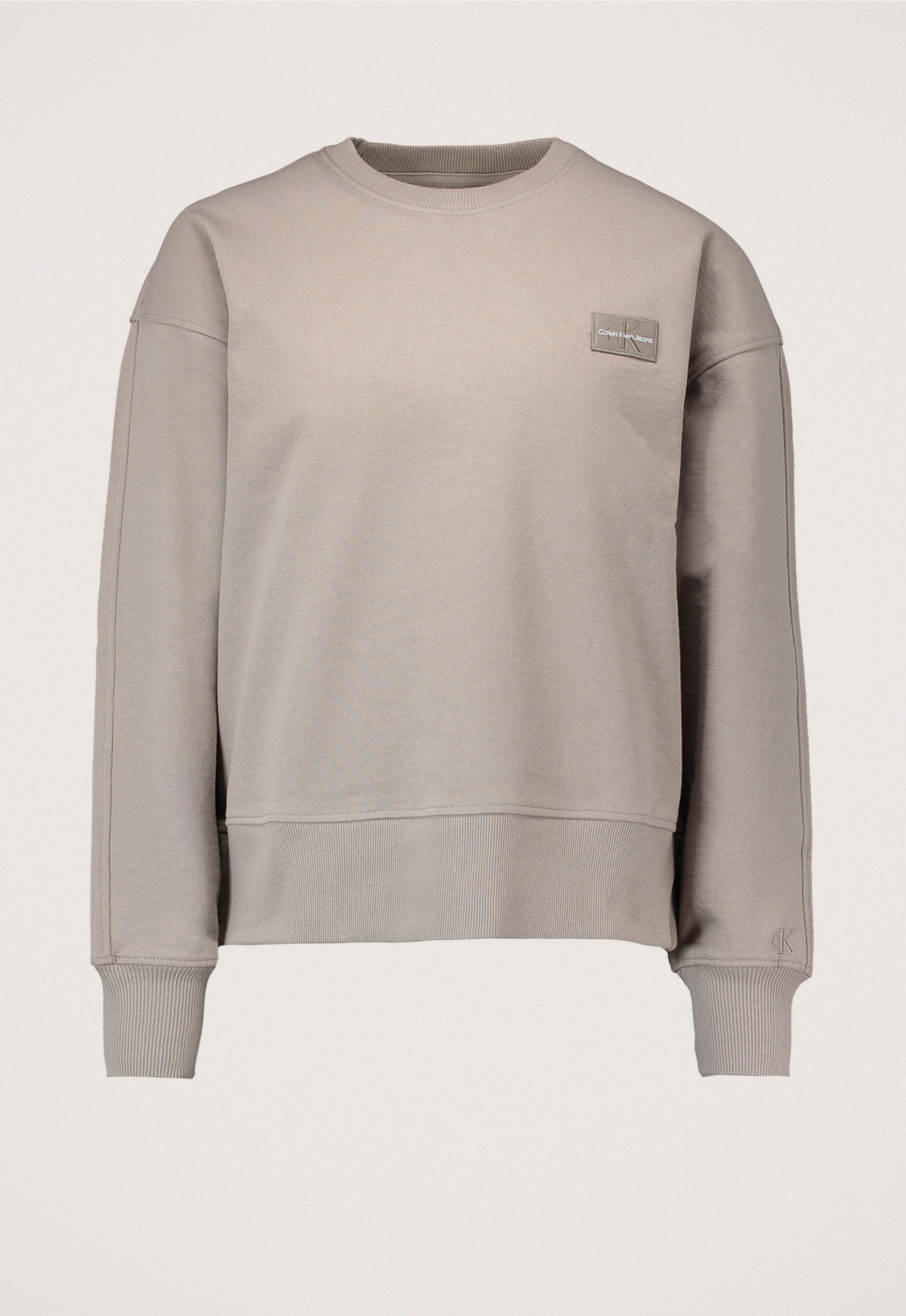 Calvin Klein Badge Oversized Crew Neck Sweater Calvin Klein Badge Oversized Crew Neck Sweater