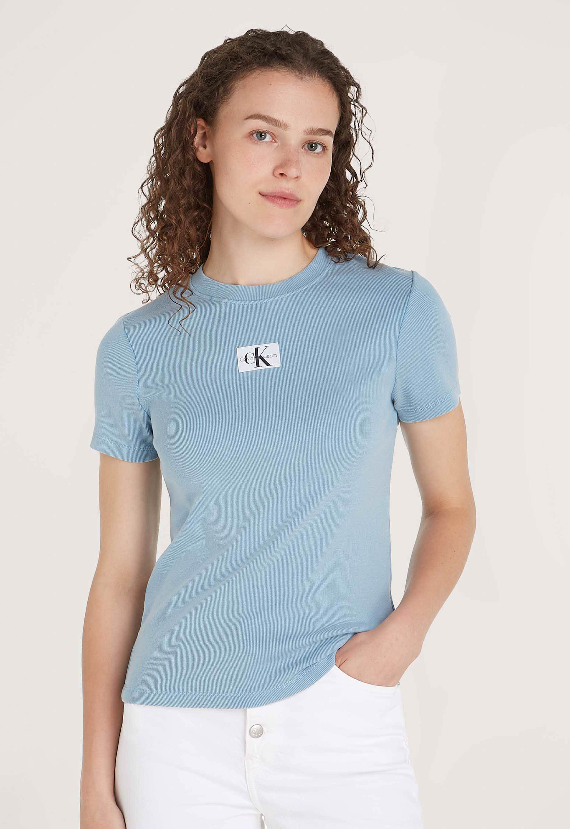 Calvin klein Label Washed Rib T-shirt