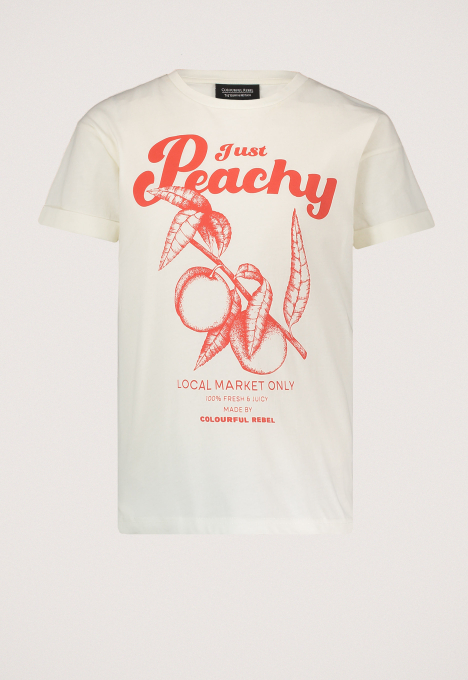 Just Peachy Boxy T-shirt