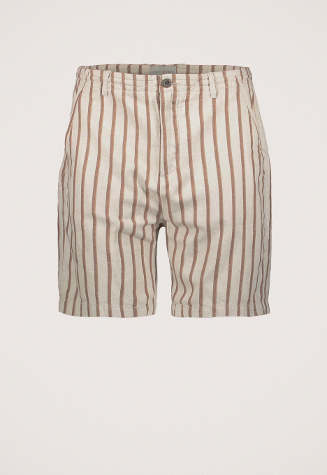 Linnen Stripe Chino Short