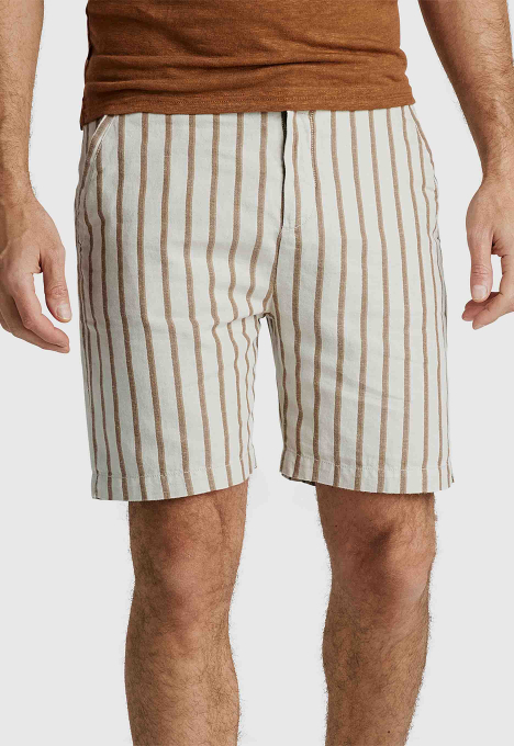 Linnen Stripe Chino Short