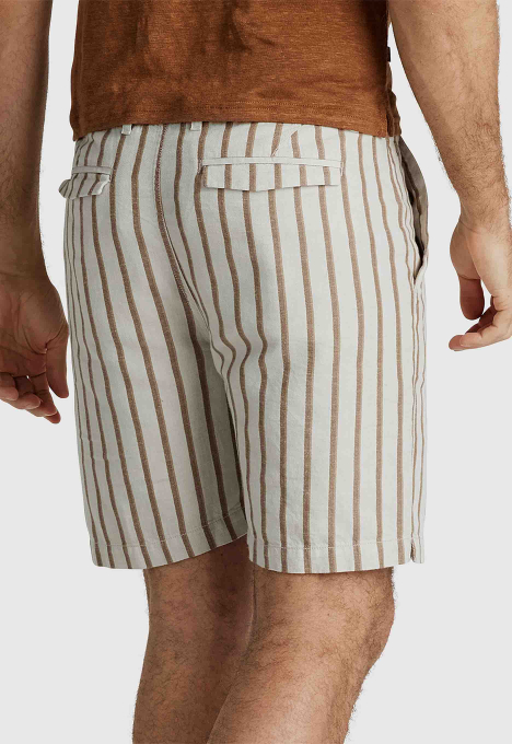 Linnen Stripe Chino Short