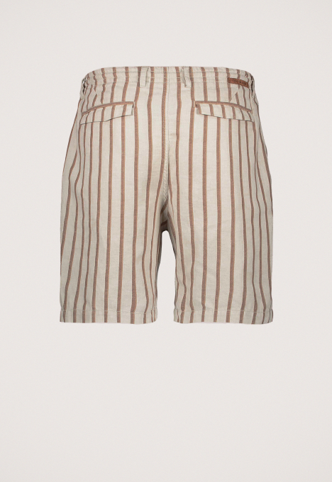 Linnen Stripe Chino Short