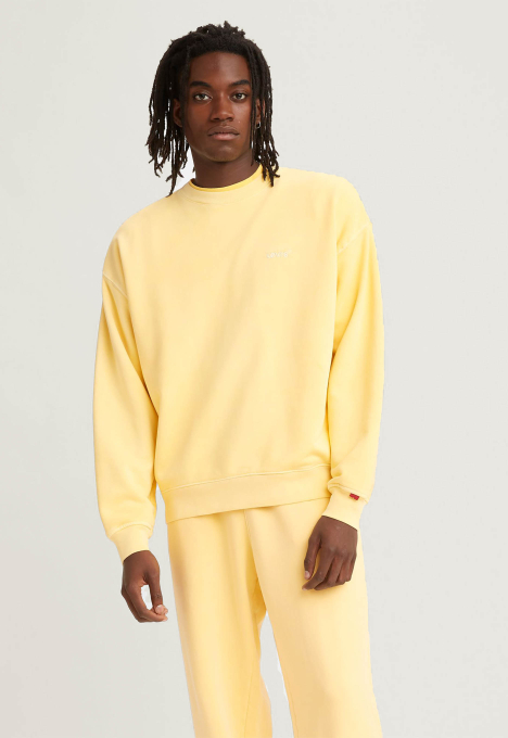 Red Tab Crew Sweater