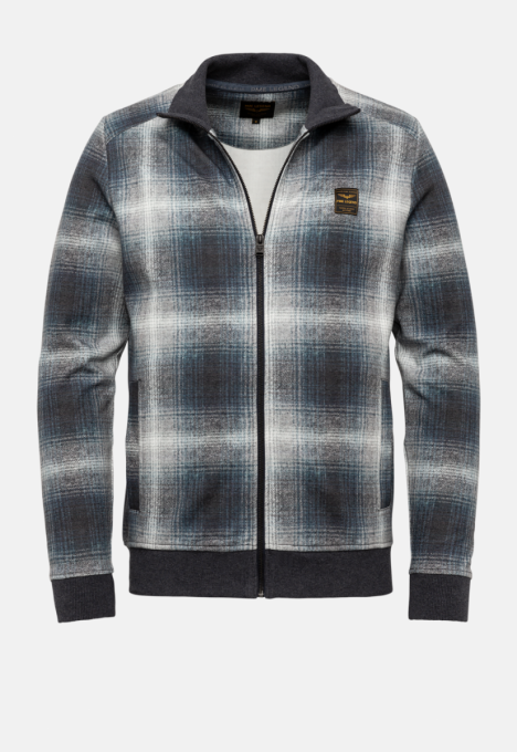 Digital Checked Sweatvest
