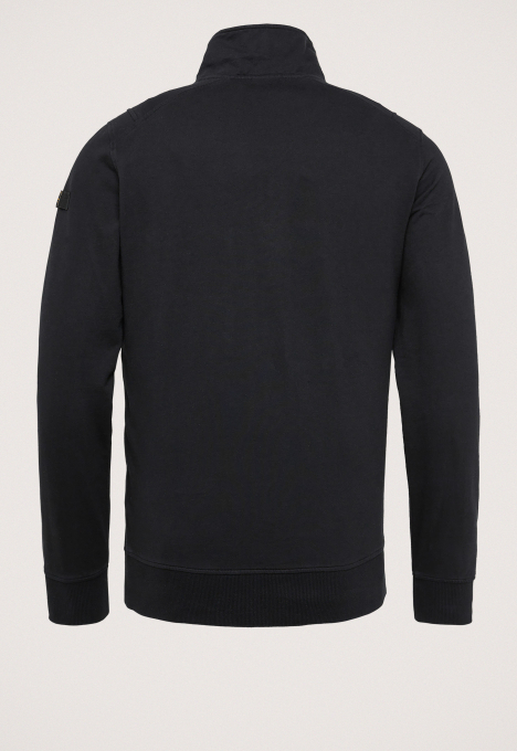 Collar Fine Terry Sweater 
