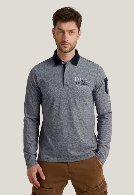 Lange Mouwen Jersey Polo