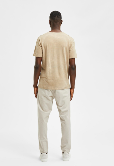 Morgan Stripe O-neck T-shirt