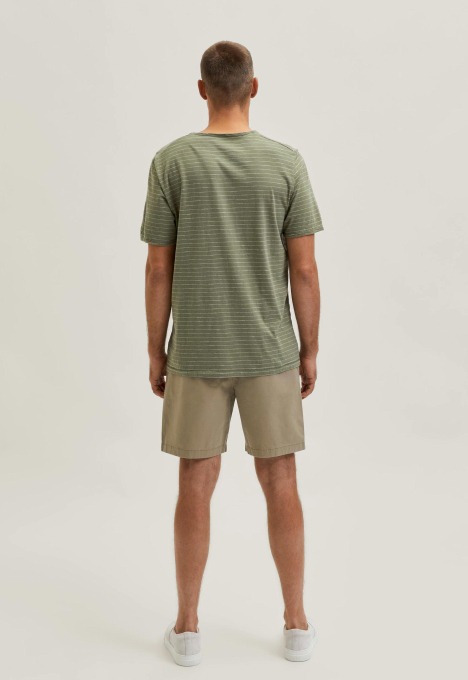 Morgan Stripe O-neck T-shirt