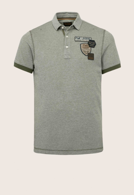 Short Sleeve Two Tone Polo