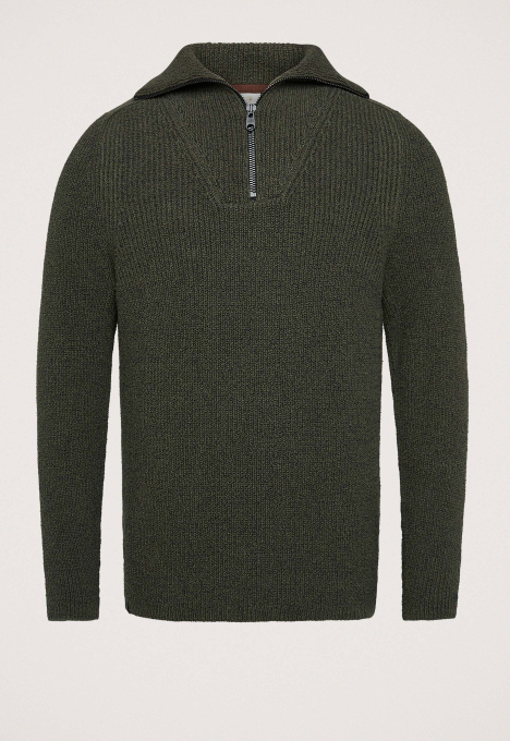 CKW2209330 Half zip collar co boucle