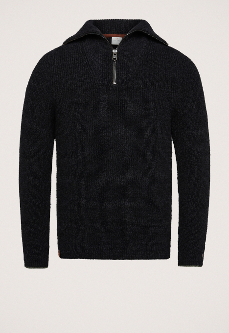 CKW2209330 Half zip collar co boucle