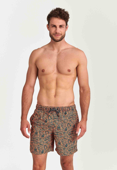 Graphic Leaves Zwemshort