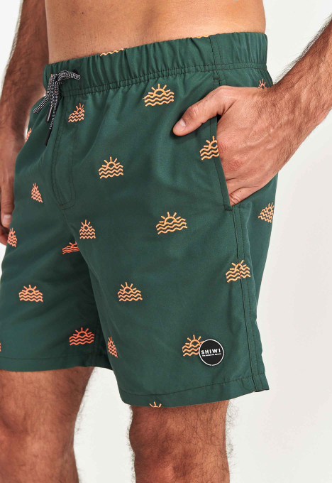Sunset Embroidery Zwemshort