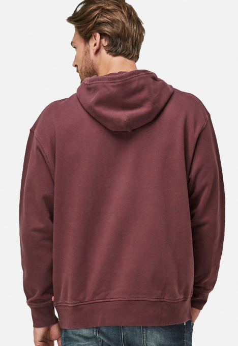38479 Relaxed Graphic Hoodie Sweater