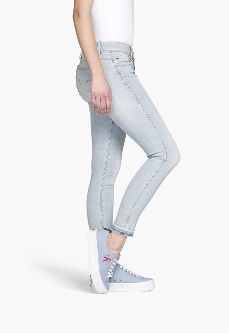 Lynn Mid Waist Skinny Ankle Jeans