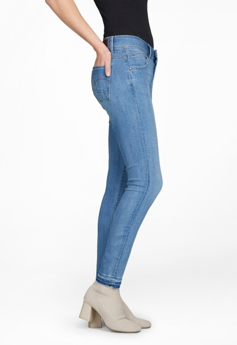 Lynn Mid Waist Skinny Ankle Jeans