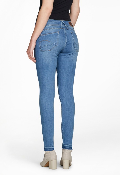 Lynn Mid Waist Skinny Ankle Jeans