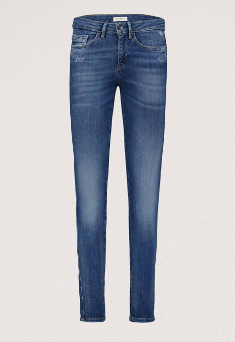 Cassy Mid Waist Skinny Jeans