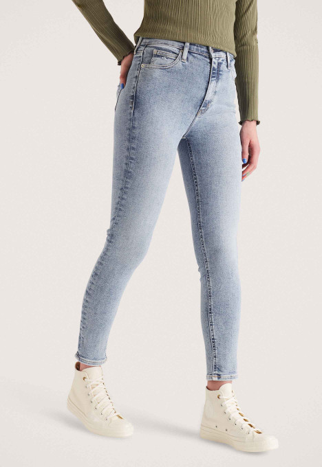 High Rise Skinny Ankle Jeans