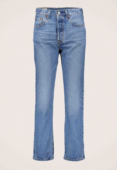 501 Crop Straight Jeans