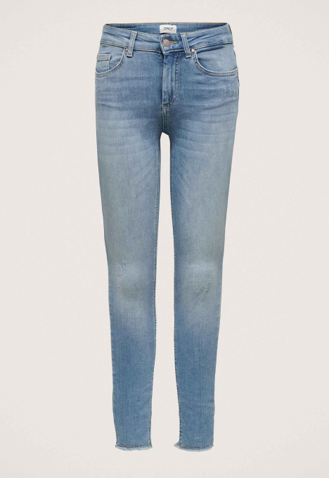 Blush Mid Skinny Ankle Jeans