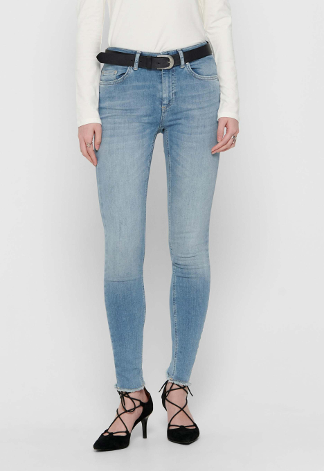 Blush Mid Skinny Ankle Jeans