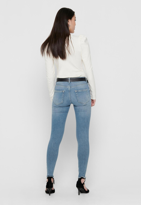 Blush Mid Skinny Ankle Jeans