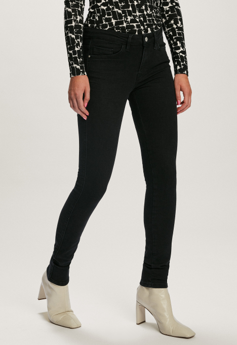 Cassy Mid Waist Skinny Jeans
