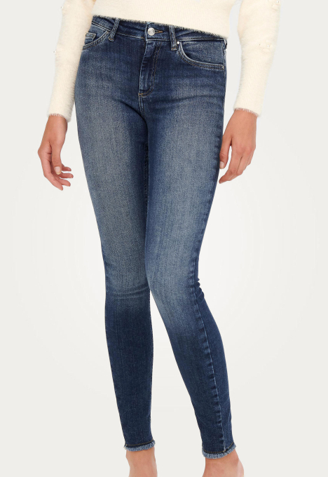 Onlblush Mid Ankle Raw Skinny Jeans