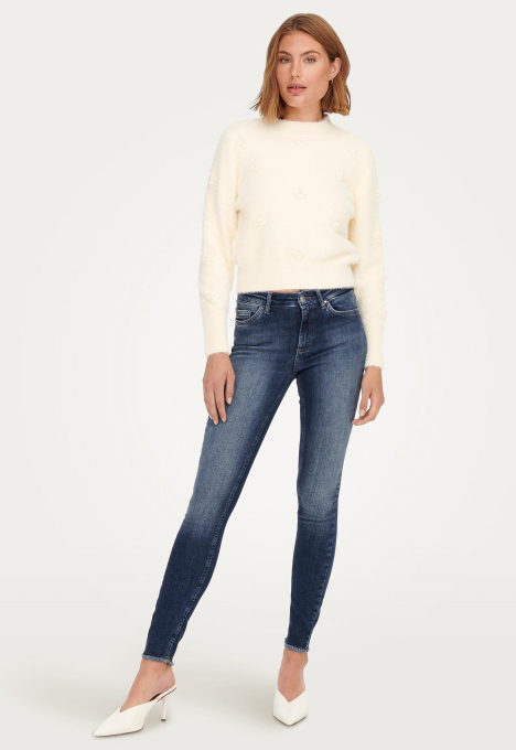 Onlblush Mid Ankle Raw Skinny Jeans