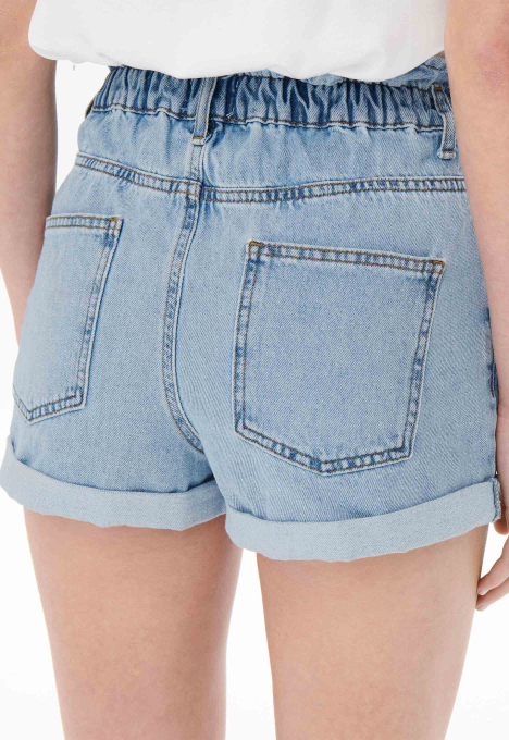 Cuba Paperbag Denim Short