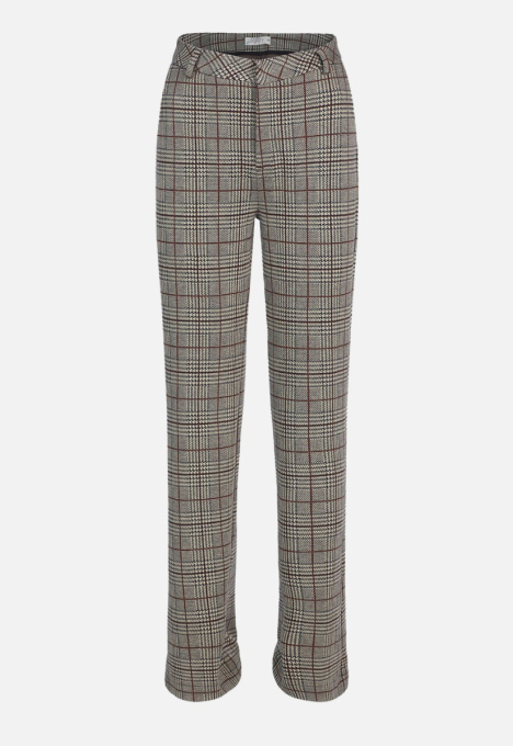 Trouser Check Jacquard Broek