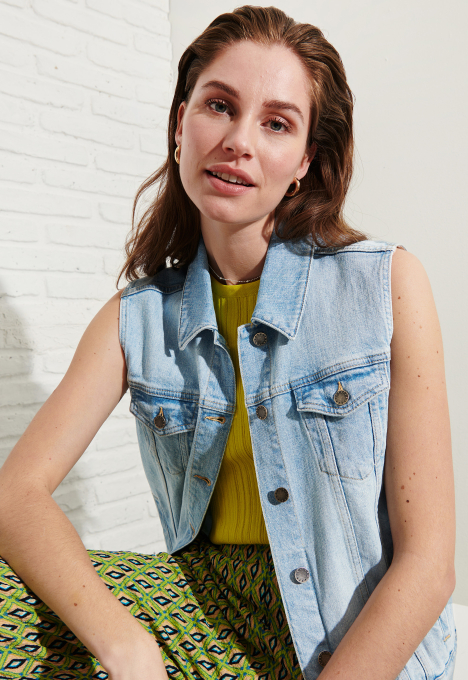 Teyla Denim Gilet