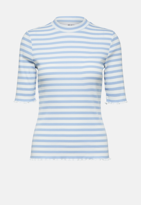 Anna Crew Neck Stripe T-shirt