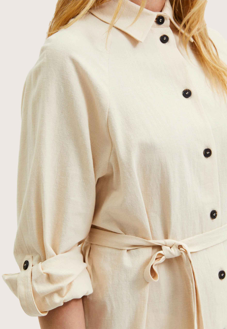 Malvina-Ida Linnen Blouse Jurk