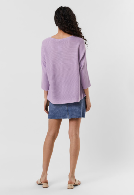 Nora 3/4 Boatneck Blouse