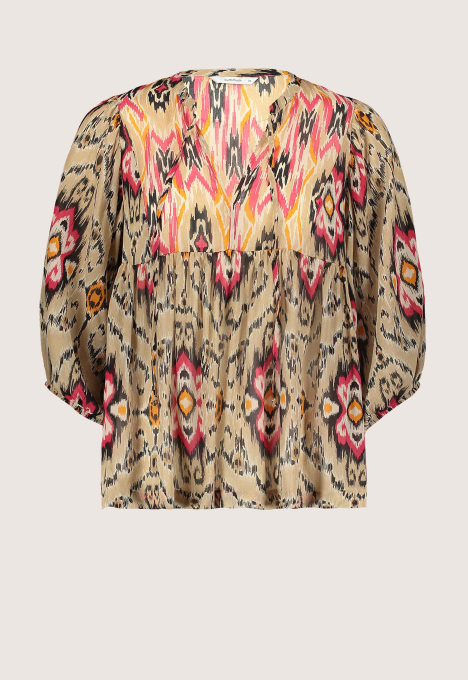 Flower Ikat Blouse