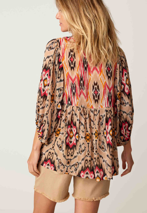 Flower Ikat Blouse