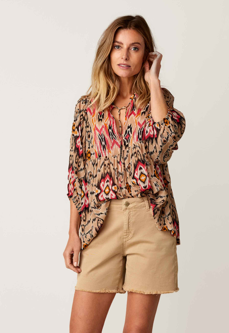 Flower Ikat Blouse