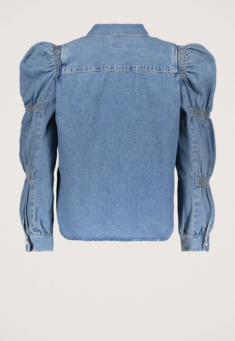 Zuma Cinched Denim Blouse