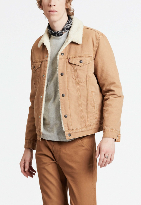 Sherpa Trucker Denim Jack