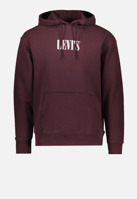 38479 Relaxed Graphic Hoodie Sweater