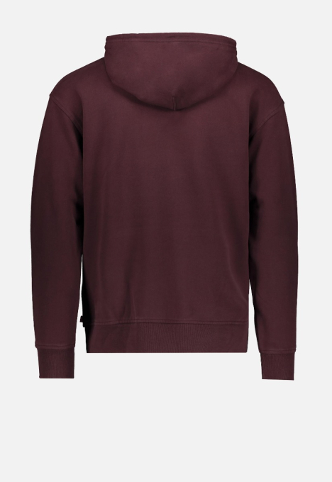 38479 Relaxed Graphic Hoodie Sweater
