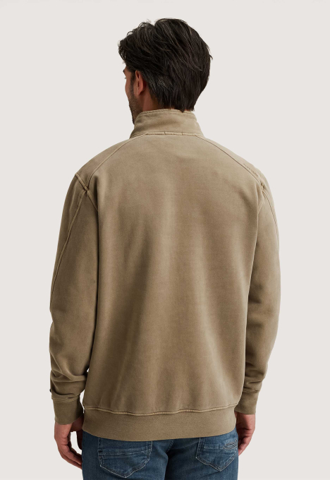 Sweatshirt Met Halve Rits