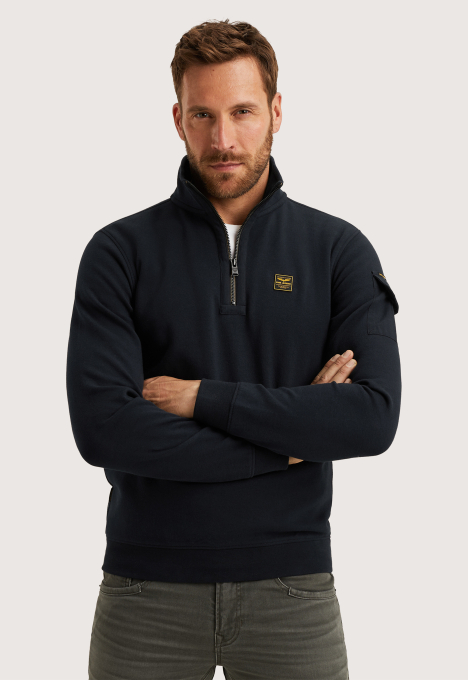 Half Zip Interlock Jersey
