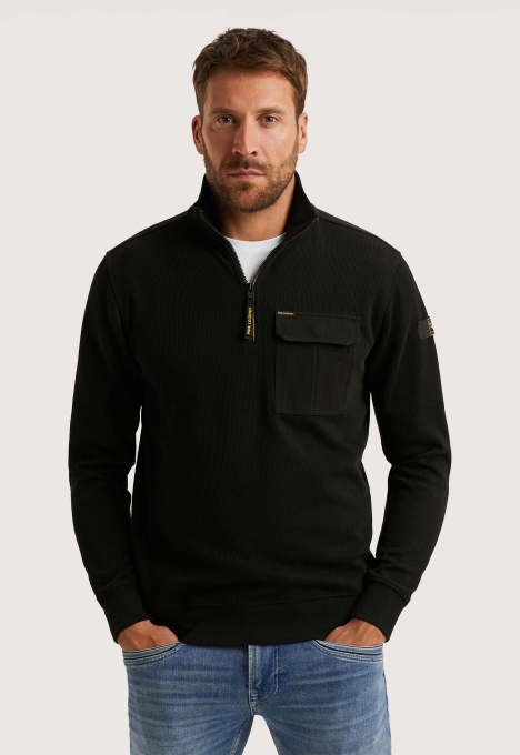 Half Zip Collar Sweater
