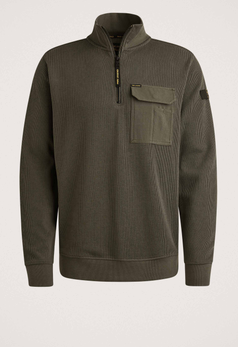 Half Zip Collar Sweater