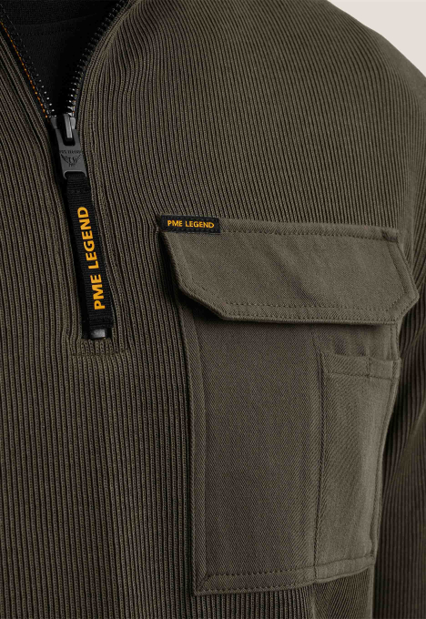 Half Zip Collar Sweater